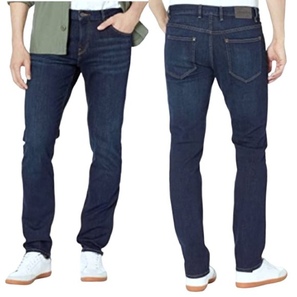 Michael Kors Parker Slim Fit Men's Size 36x32 Stretch Blue Jeans